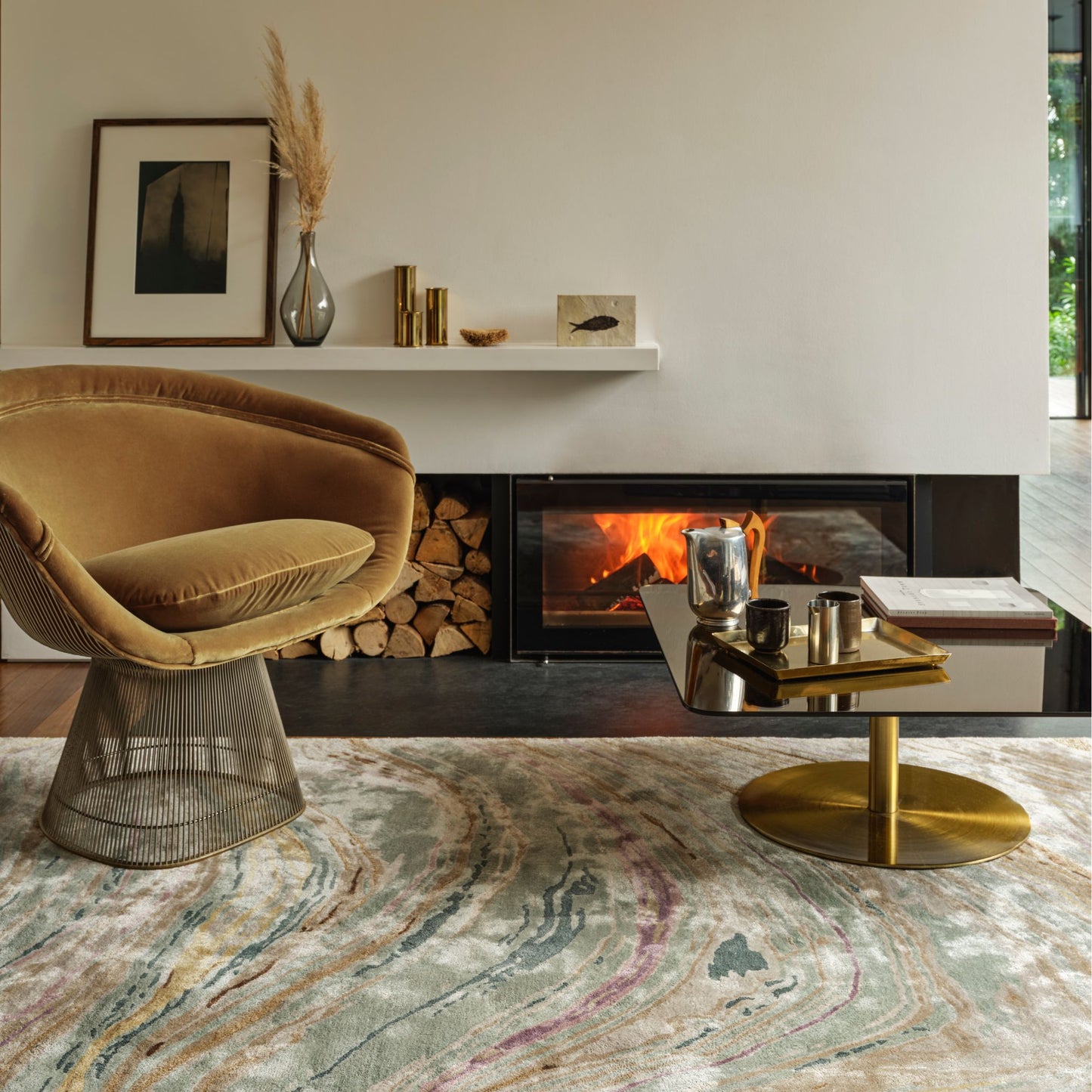Katherine Carnaby Tuscany Abalone Marble Rug