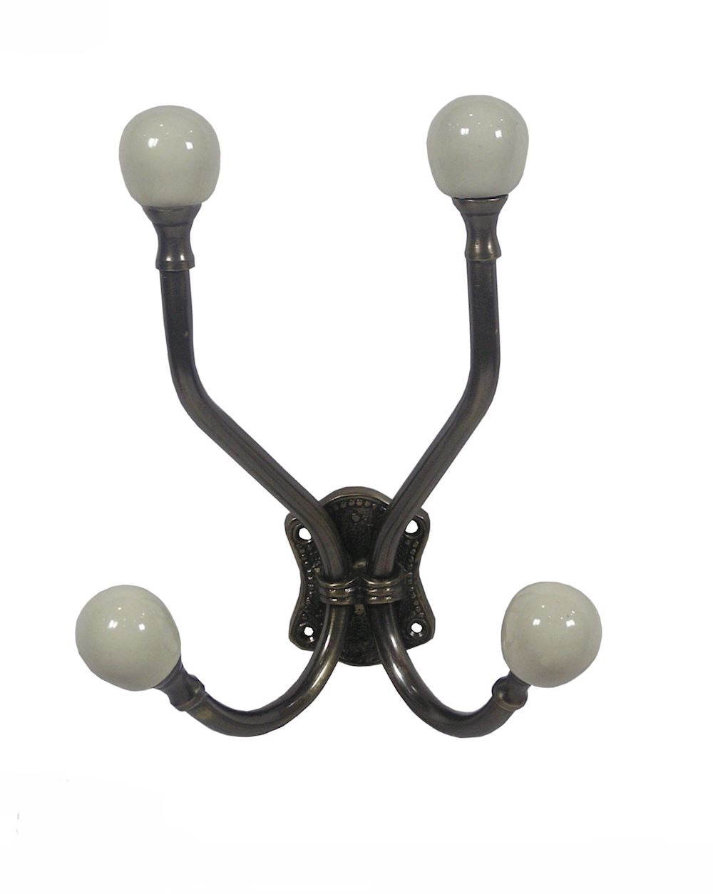 BRONZE DOUBLE COAT HOOK