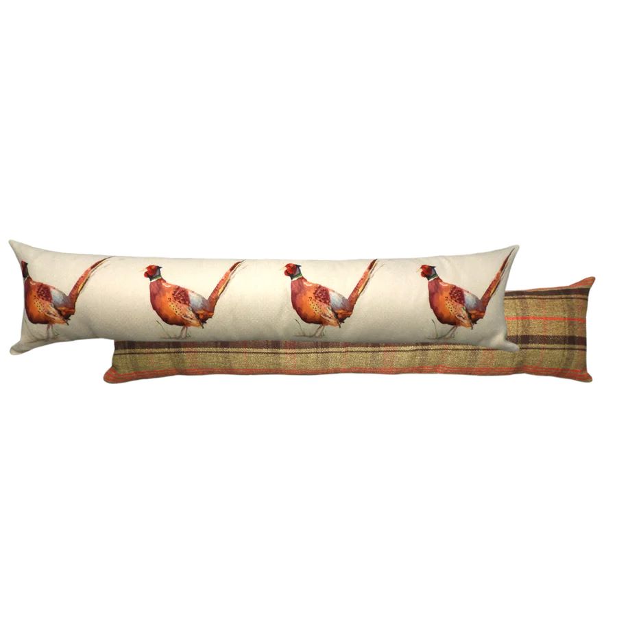 Stag & Pheasant Design Draught Excluder