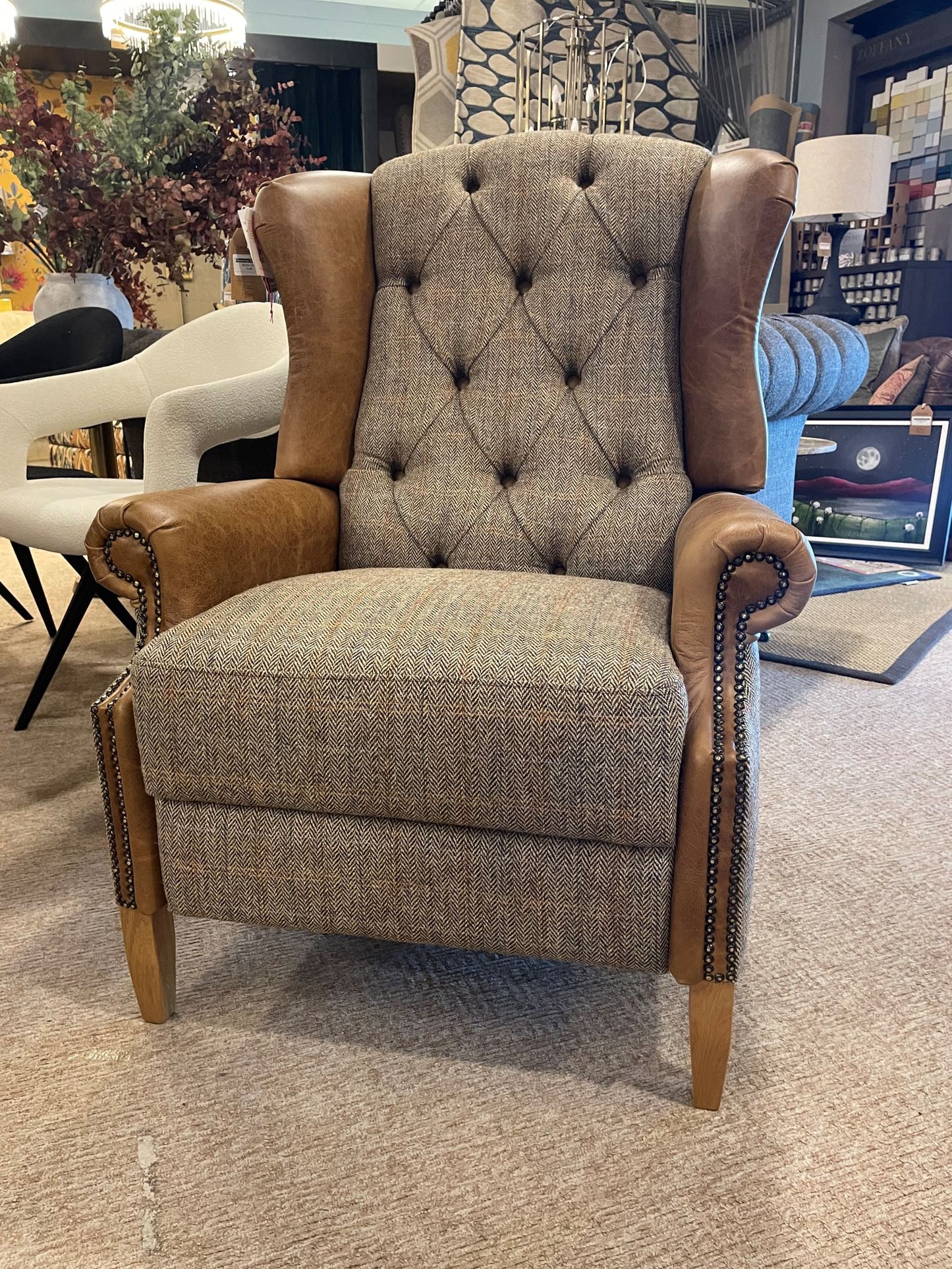 Hunting Lodge Recliner Armchair