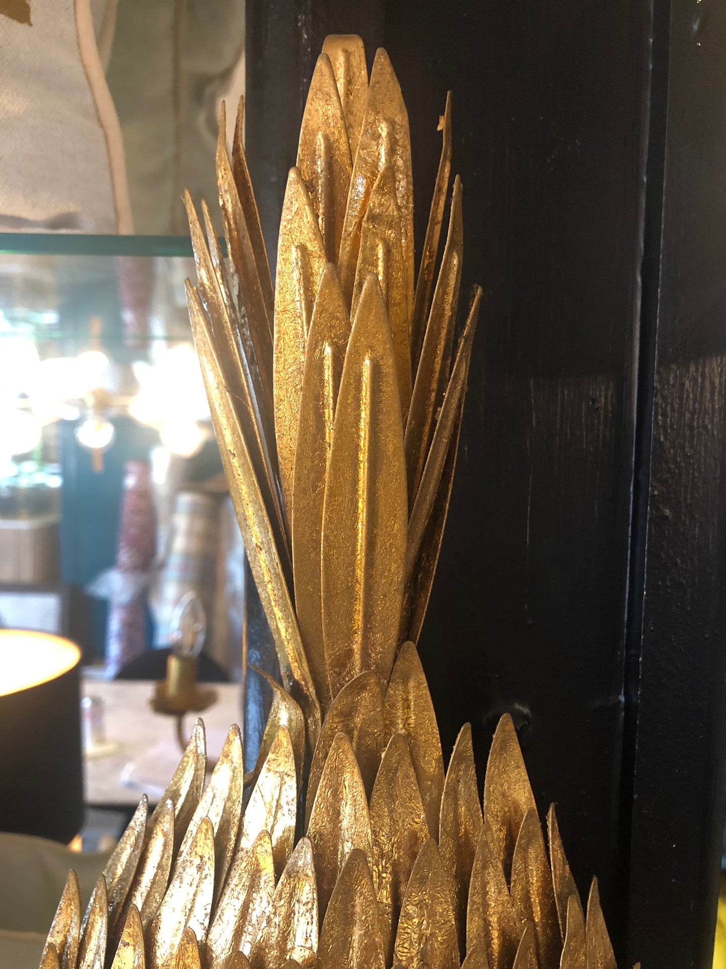 PINEAPPLE GOLD WALL LIGHT