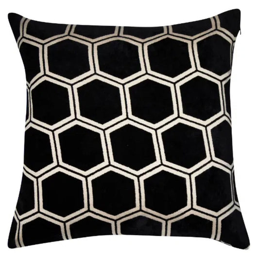 Iver Black Cushion - Save 50% Applied in Cart