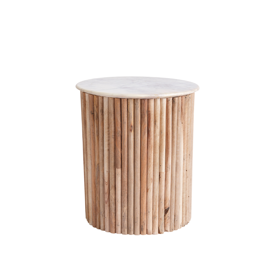 MARBLE LAMP TABLE BLANCO AVAILABLE TO ORDER
