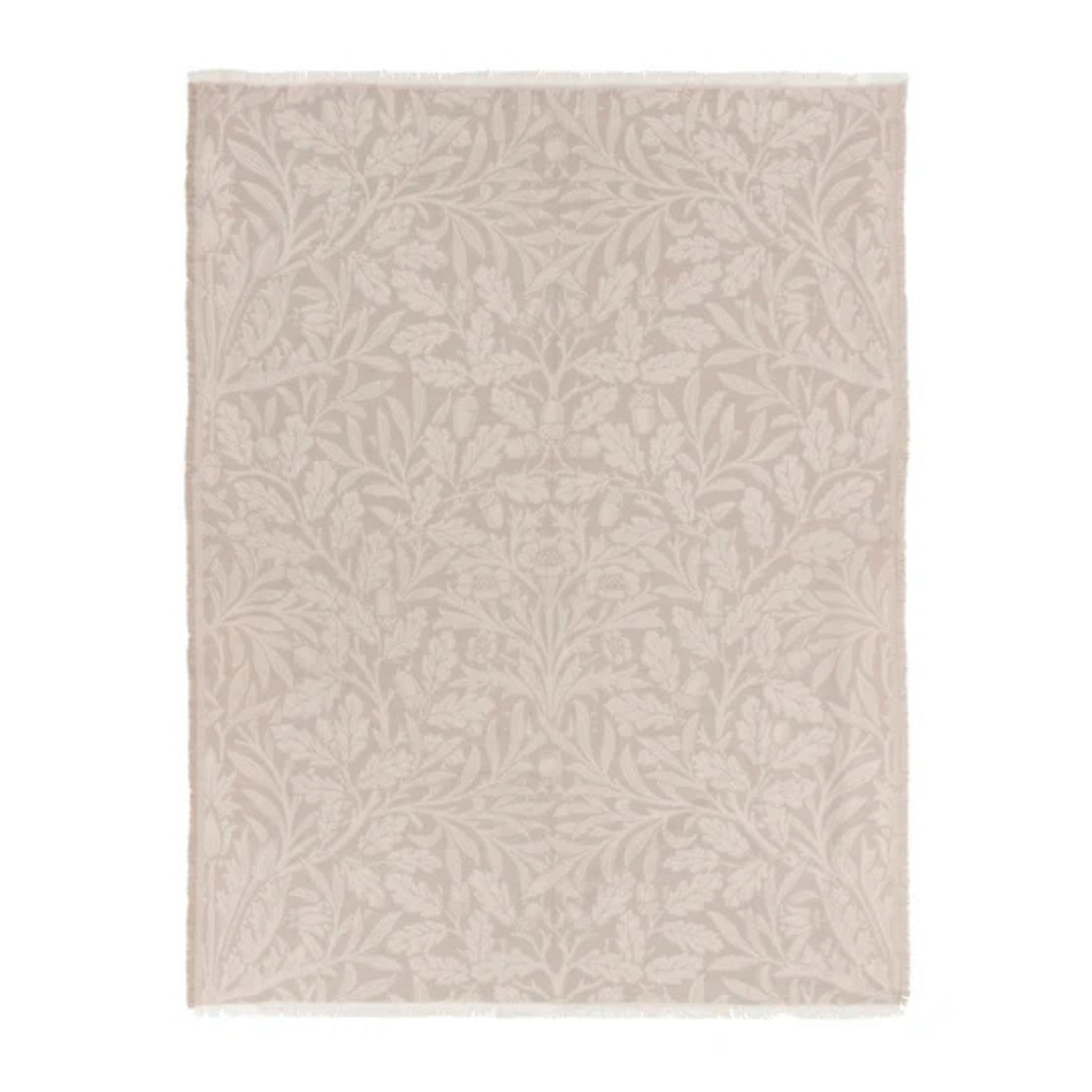 Beige textured rug on a white background