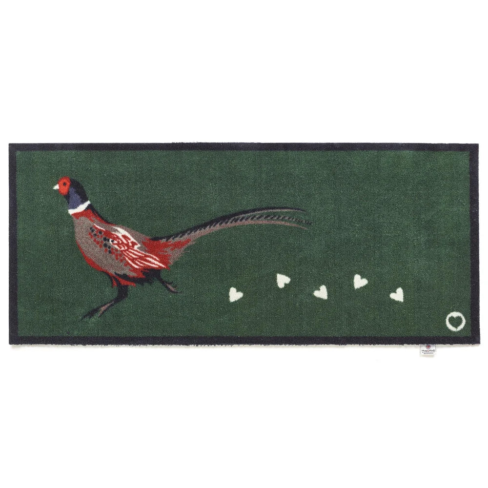 Hug Rug Pheasant Forest Green Mat / Runner
