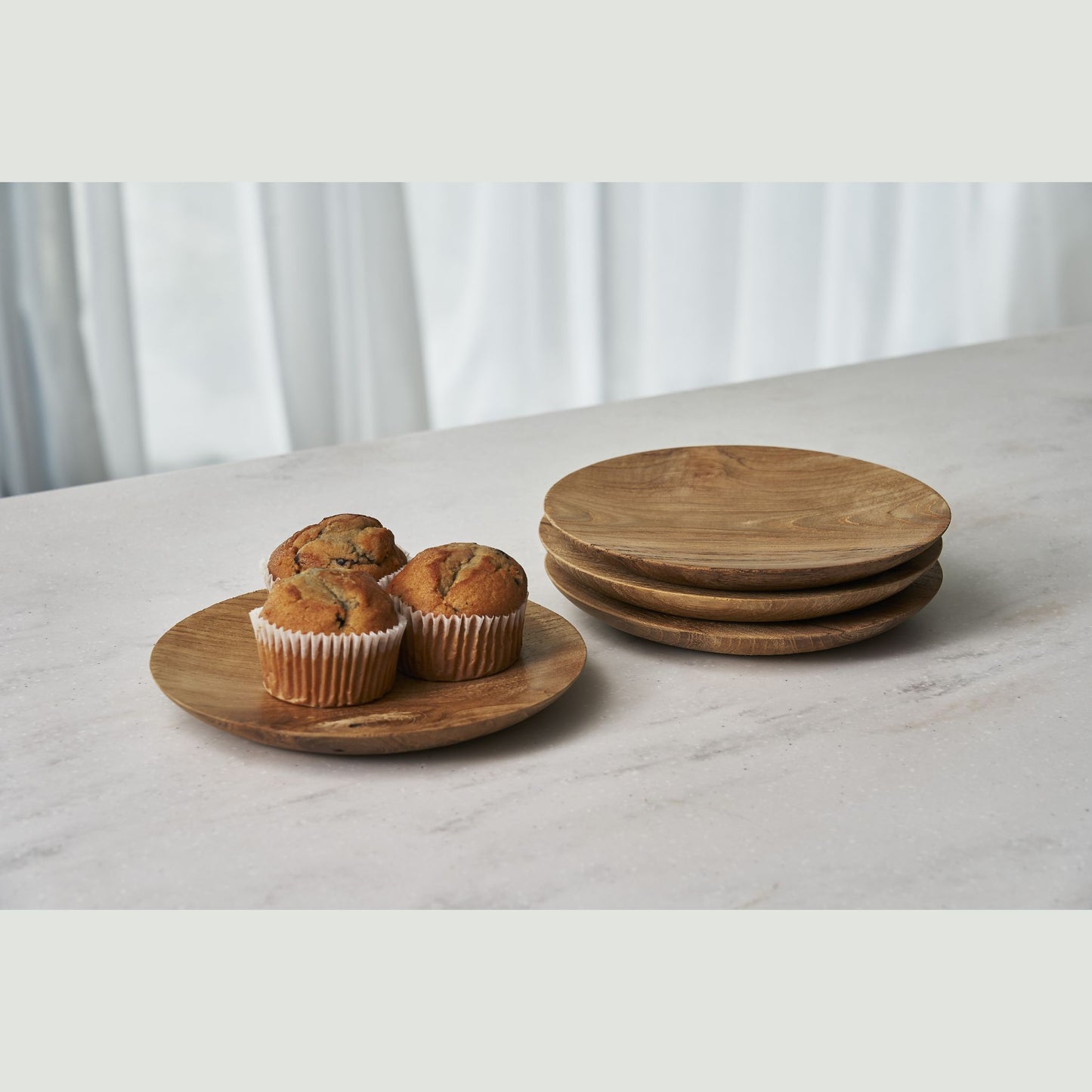 Teak Plate Set Of Four