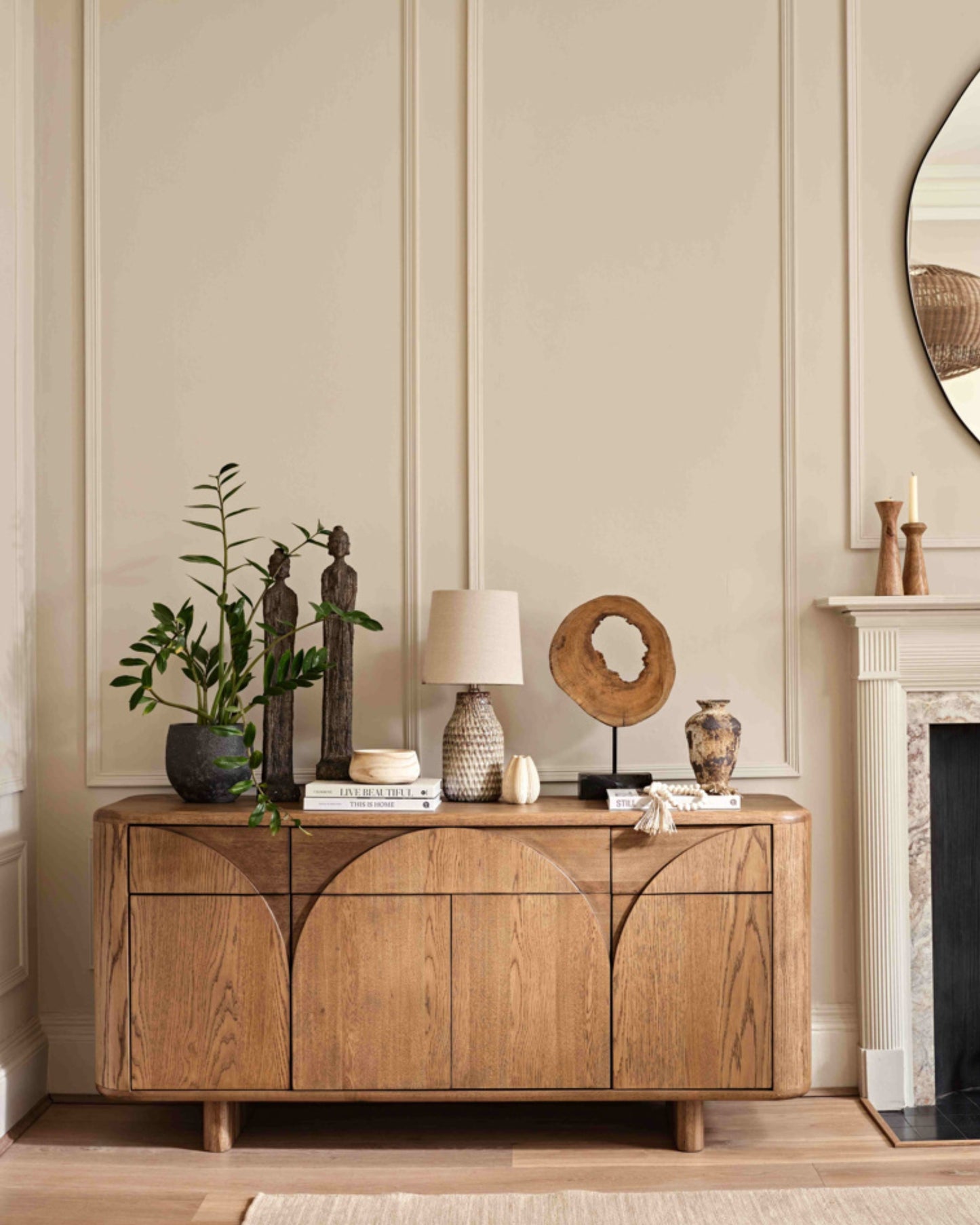 Douglas Oak Wide Sideboard