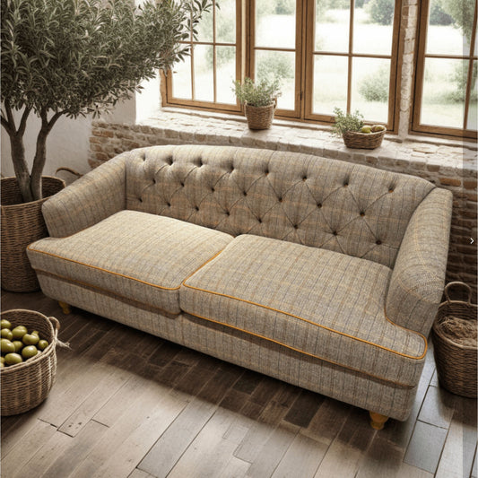 Dale Club 2 Seater Sofa in Harrington Tweed
