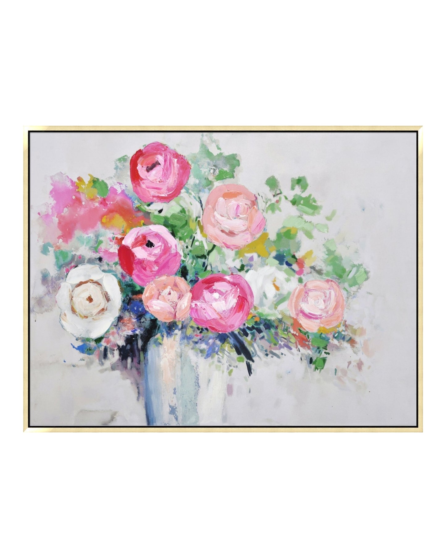 Handpainted Blossom Framed Art