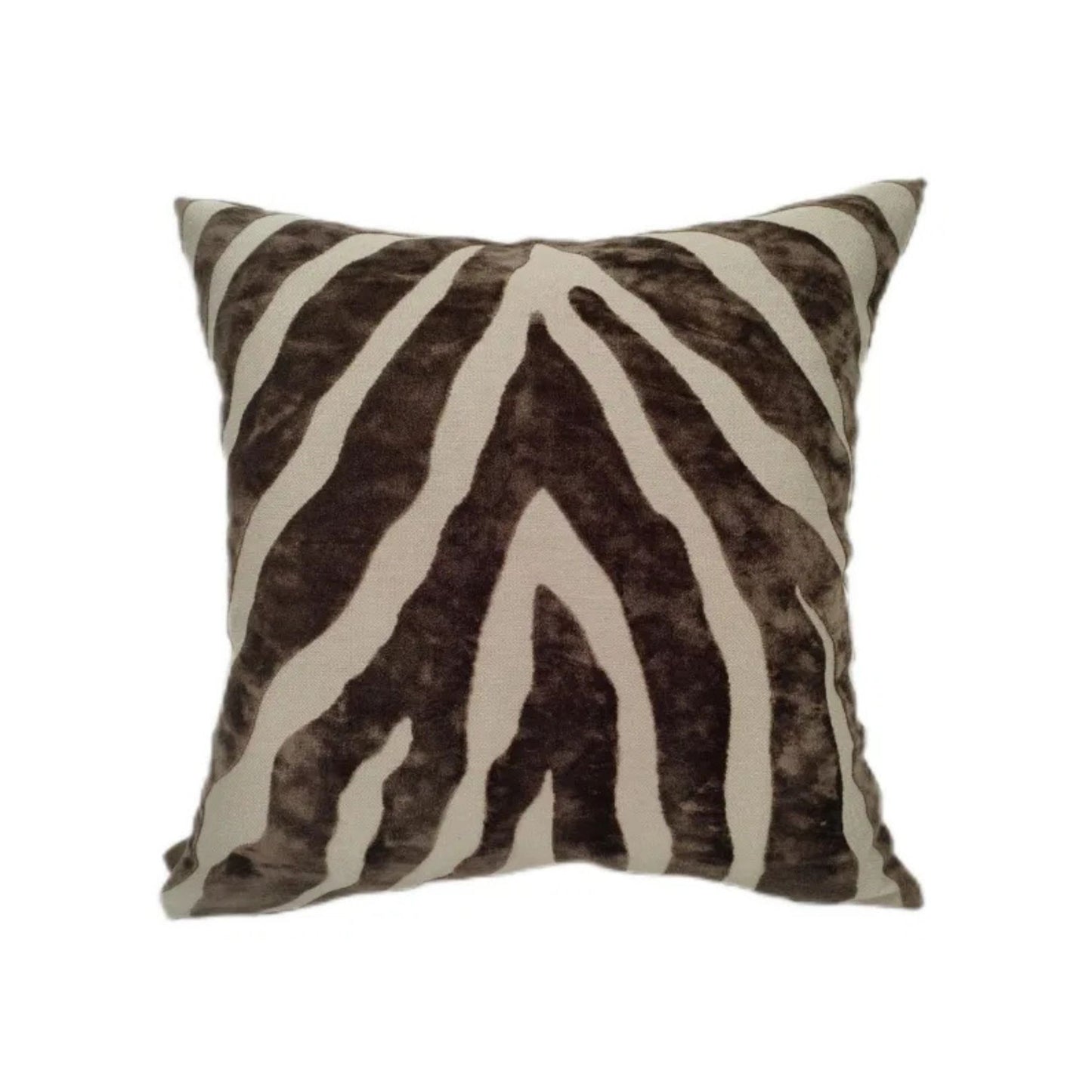Zebra Chocolate Malini Cushion