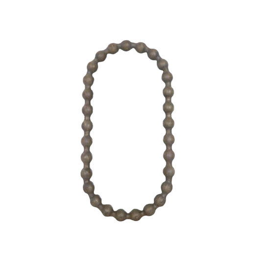 Bobbin Greywash Oval Mirror