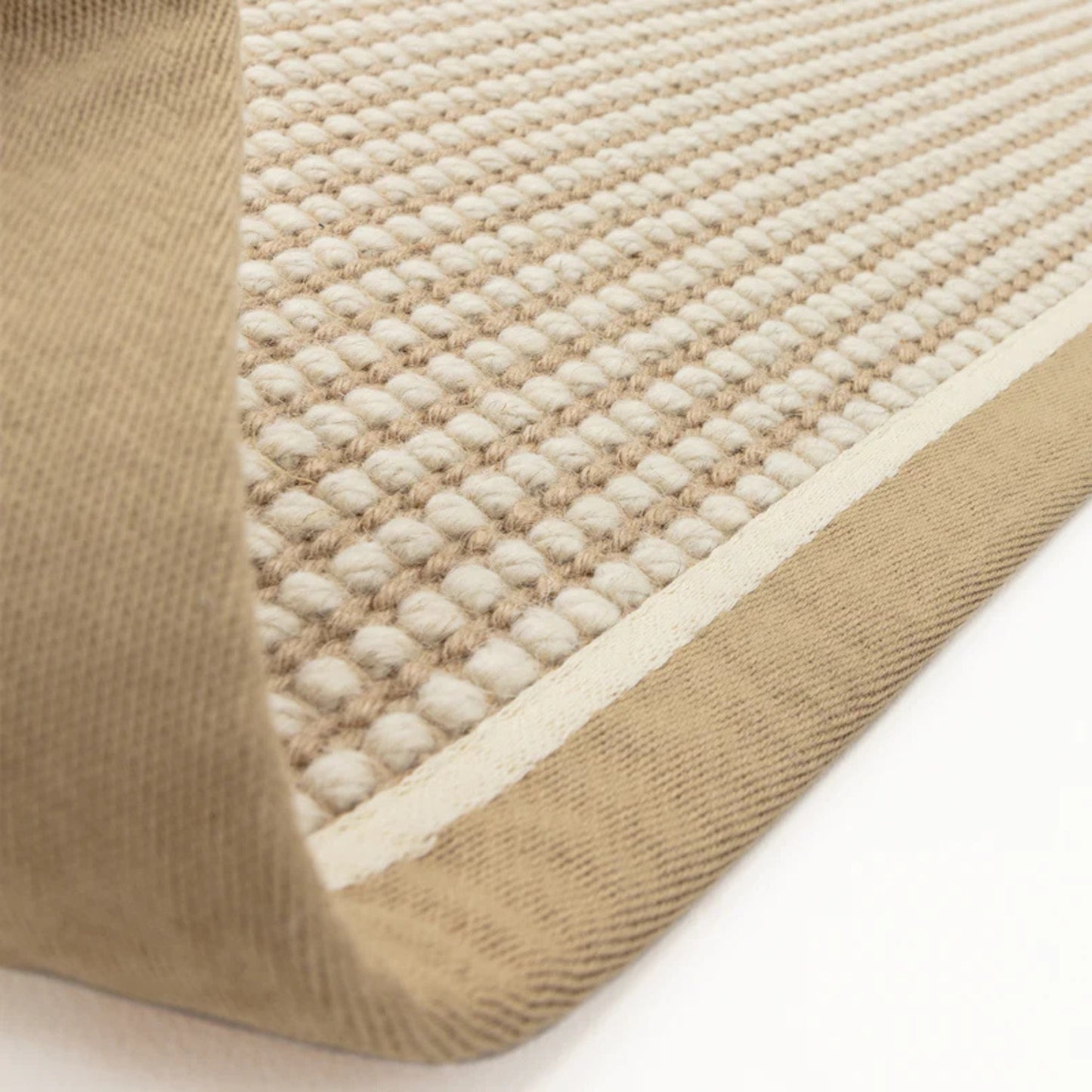 Korra Loop Linen Cream Rug