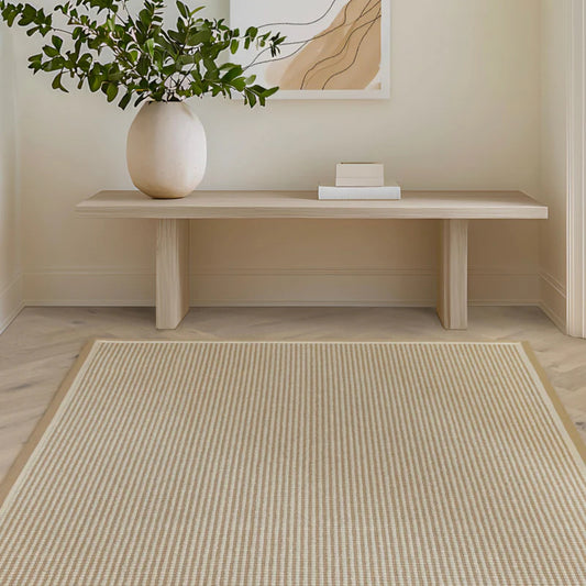 Korra Loop Linen Cream Rug