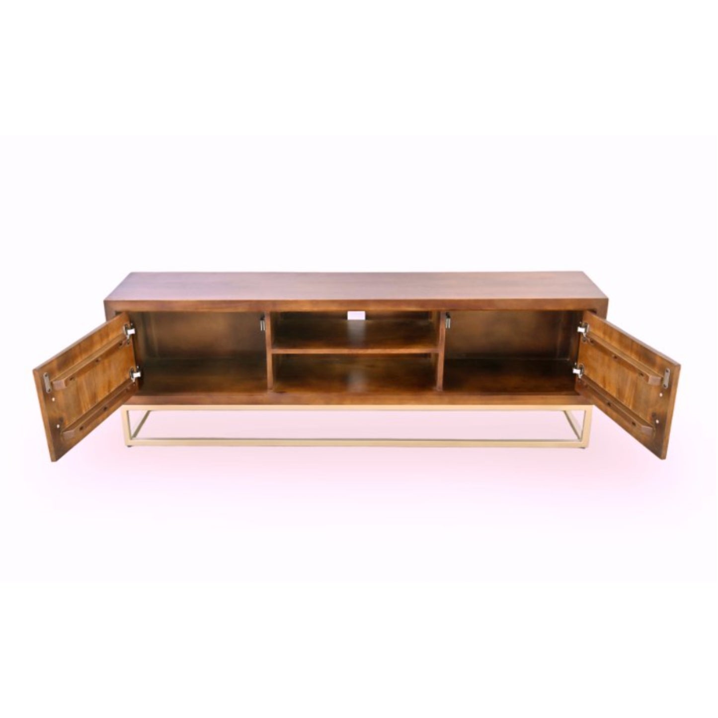 Esme Two Door Mango Wood TV Unit
