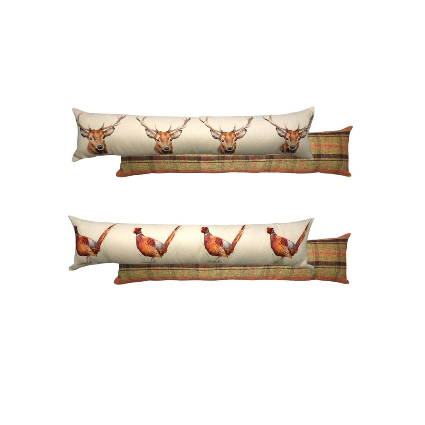 Stag & Pheasant Design Draught Excluder