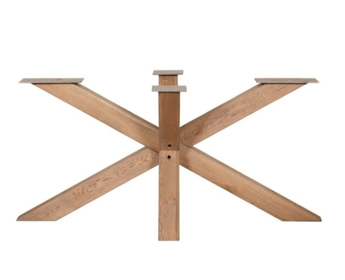 Oak dining table legs