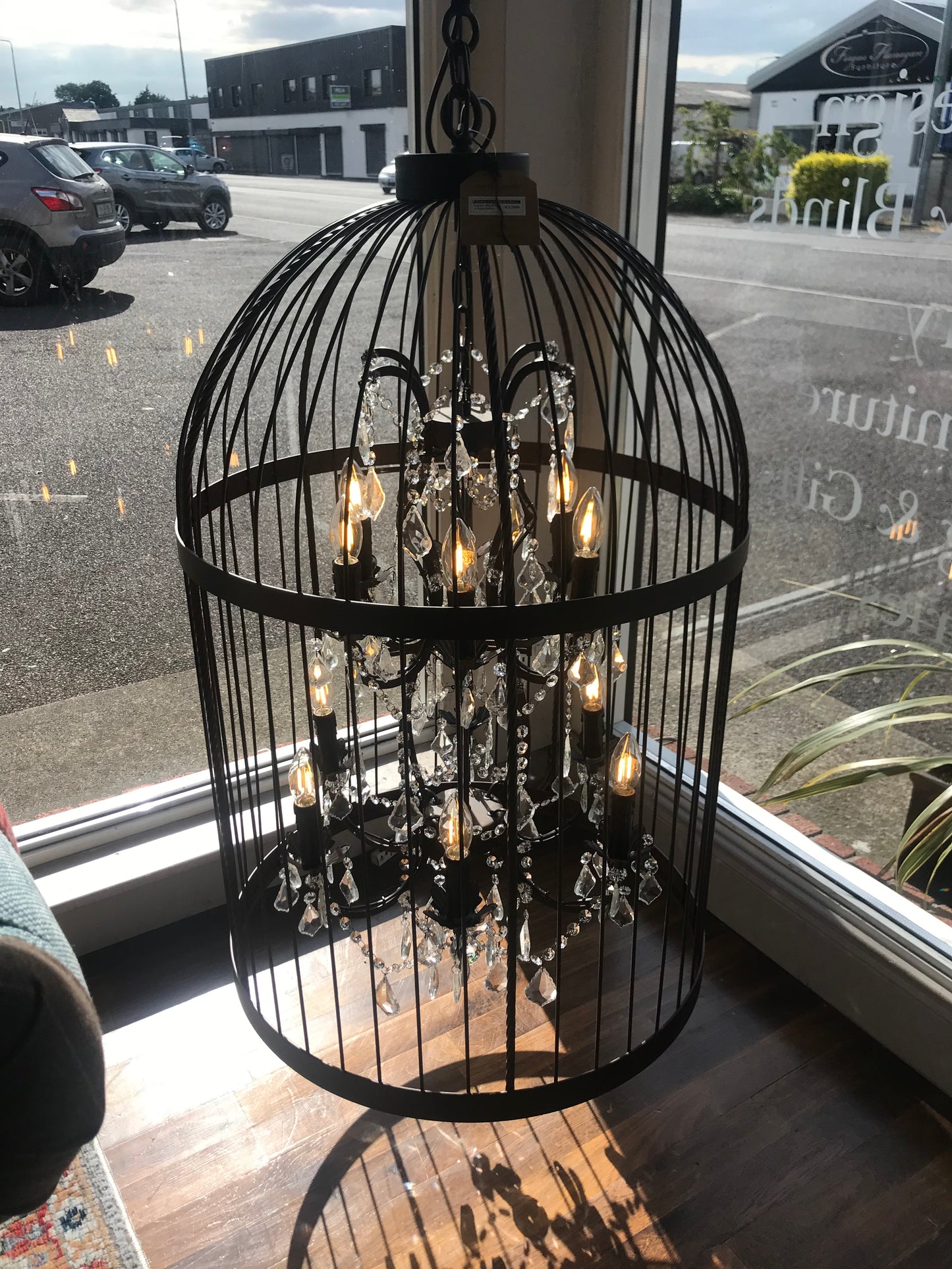 BIRDCAGE CHANDELIER
