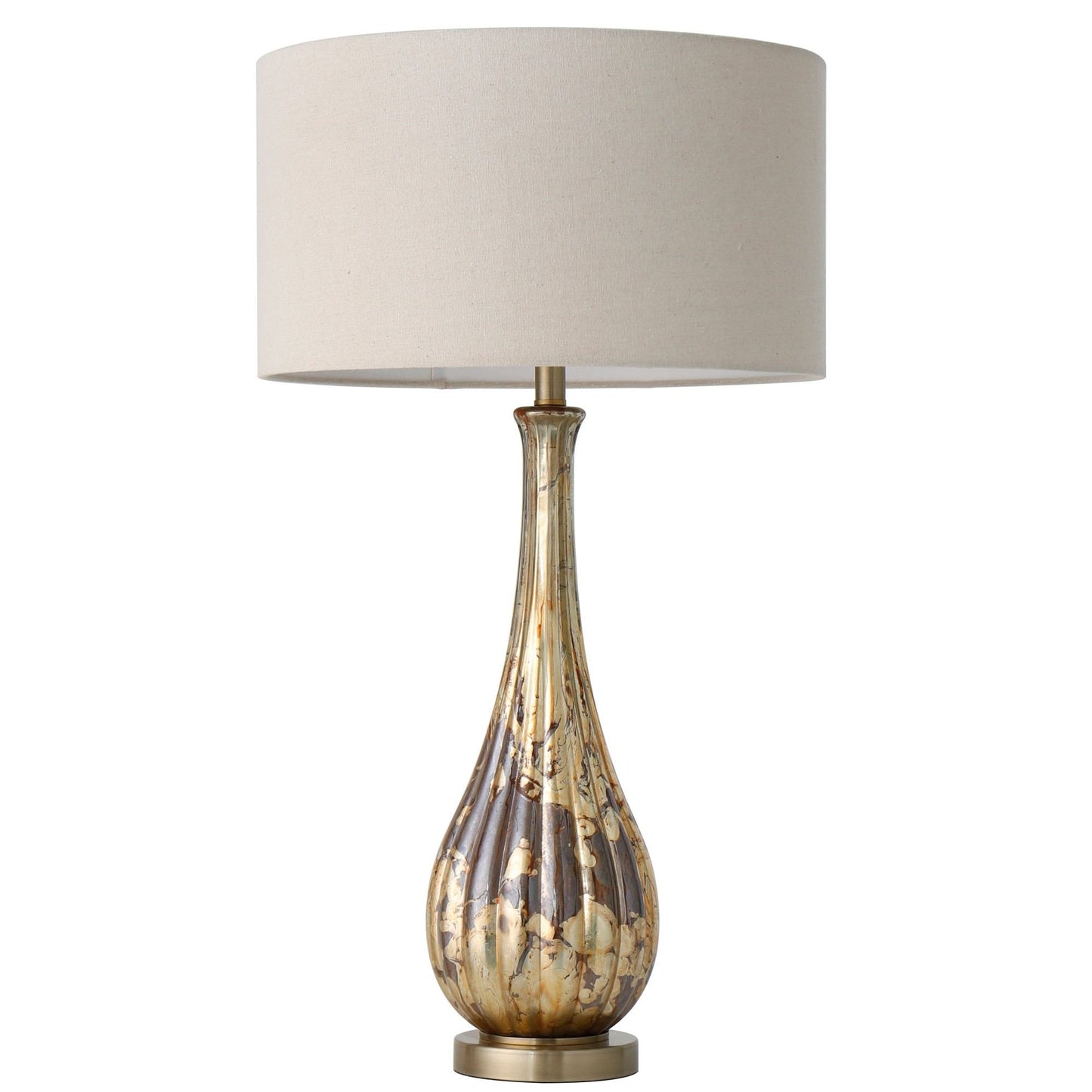 Santiago Glass Table Lamp and Shade