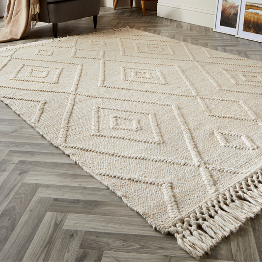 Erin Handwoven Fringed Rug