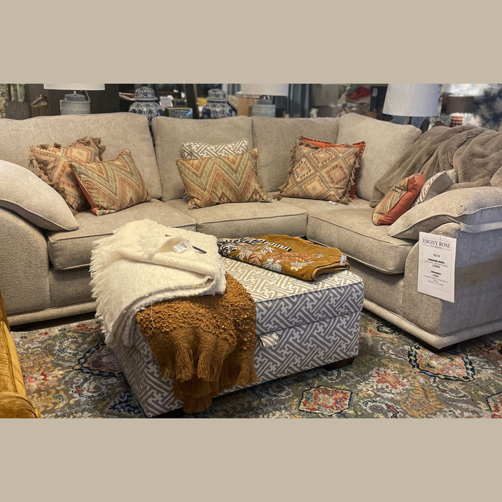 Available to order in a wide range of fabrics and configurations, including corner sofa, 3 & 2 seater, love seat, armchair & ottoman footstools.undefined