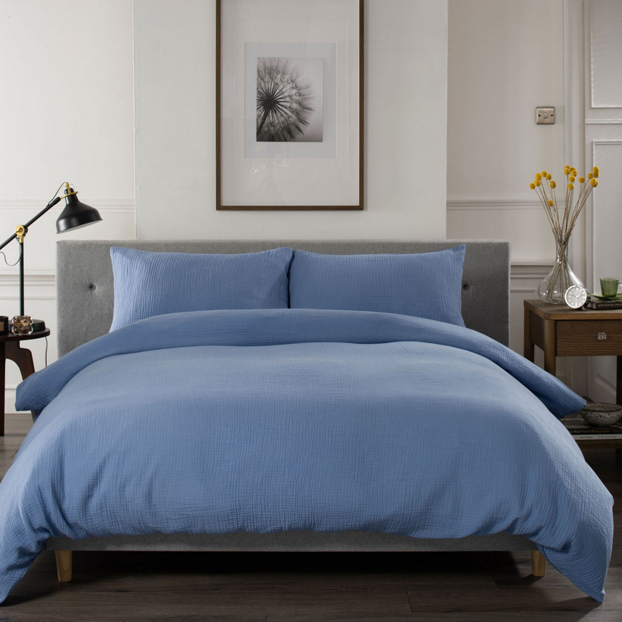 St. Quentin Duvet Set - Denim