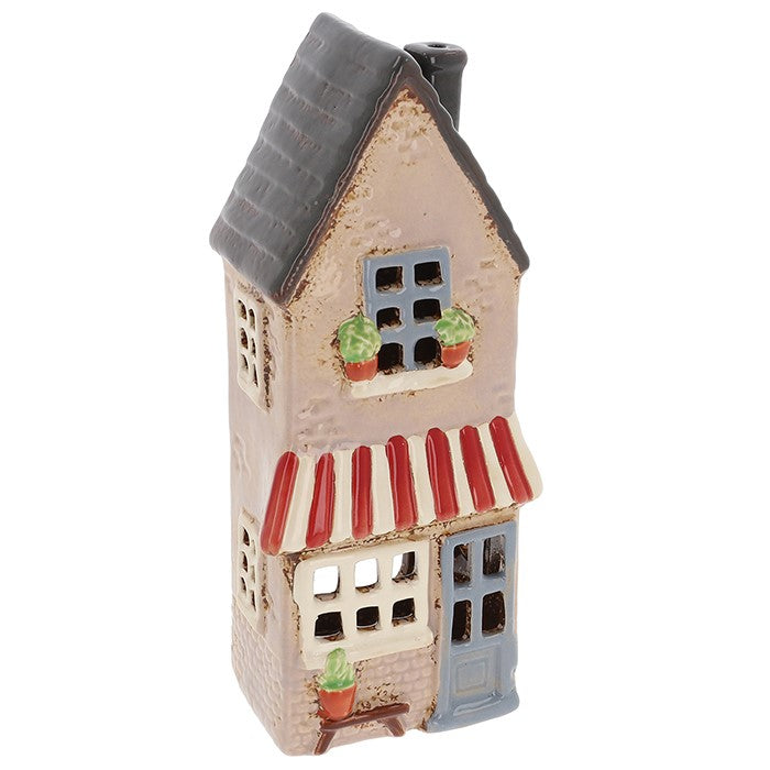 Village Pottery Tall Awning House Tealight
