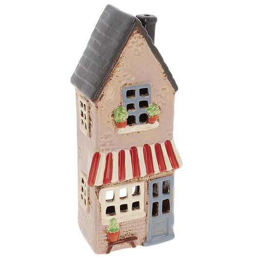 Village Pottery Tall Awning House Tealight