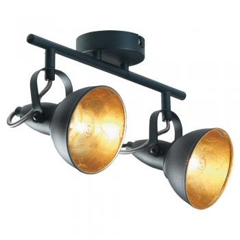 Jurva Sanded Black 2-Light
