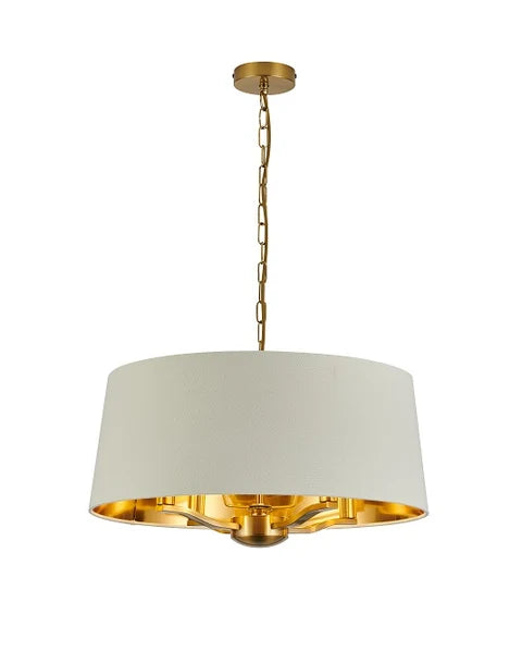 The Drayton Fabric Drum Pendant