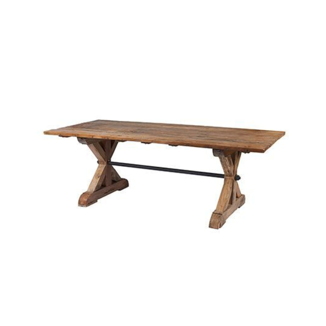 ACHILL RECLAIMED WOOD DINING TABLE 2.4m