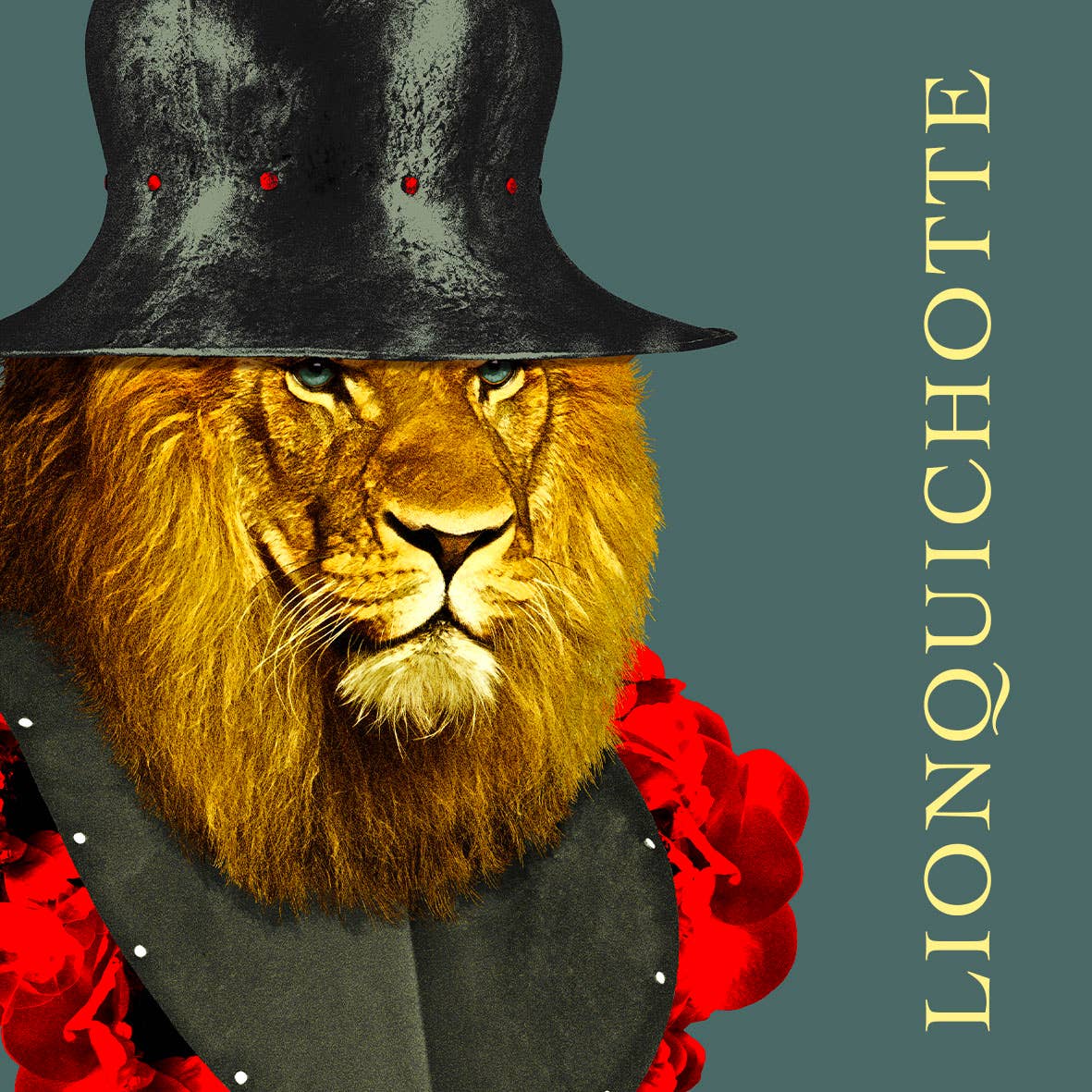 Round Lion Quichotte Tray
