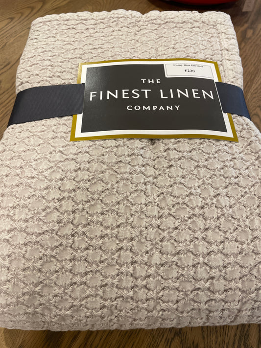 Lunar Stone / Blush / Blue Bedspread 220 x 260cm