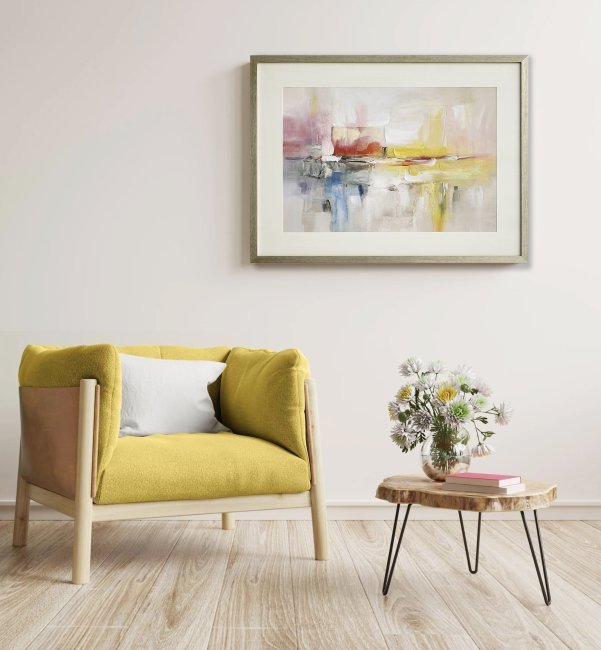 A Splash of Colour hand painted picture detail