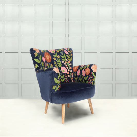 Amelia Birley Chair Indigo