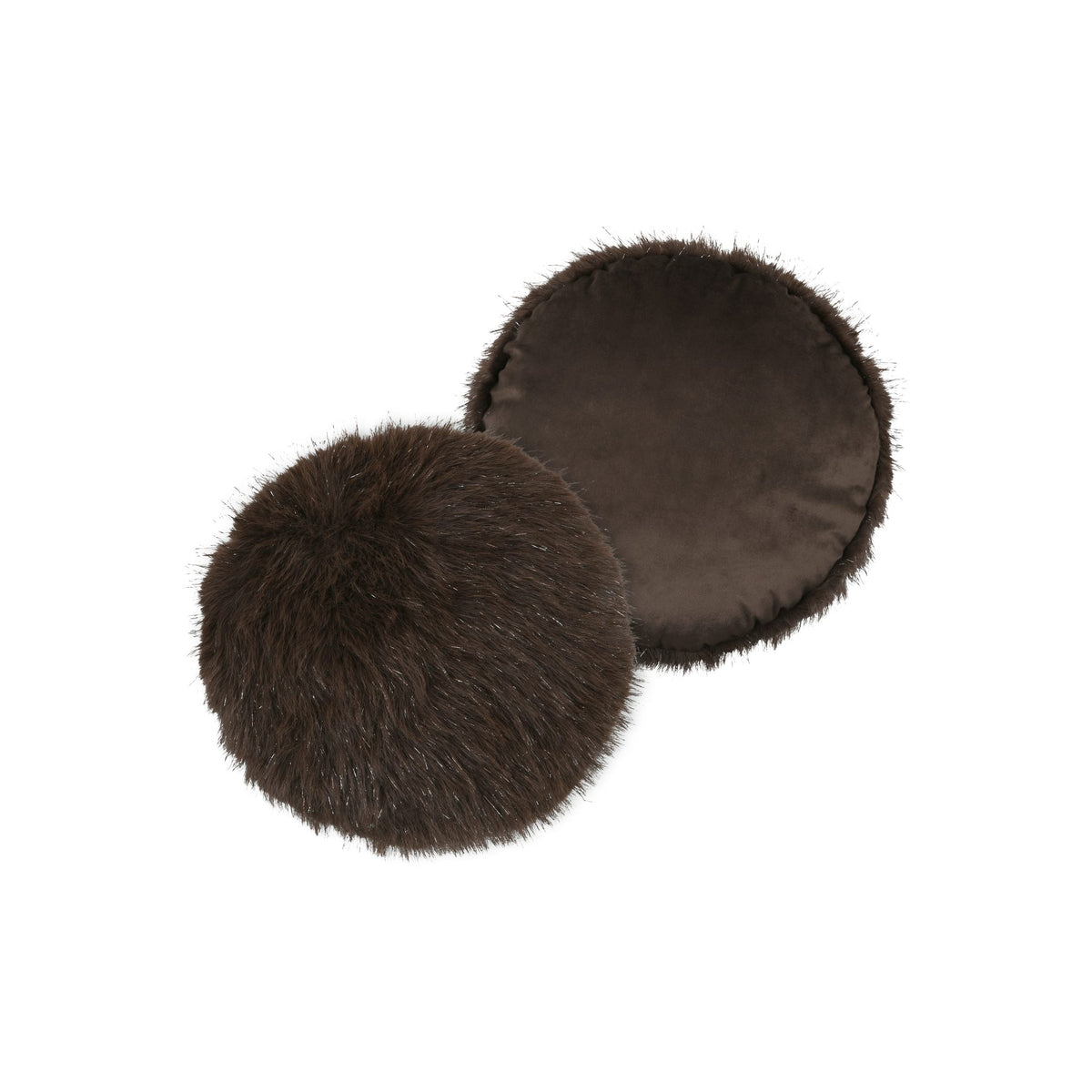 Felidae Round Cushion - Brown