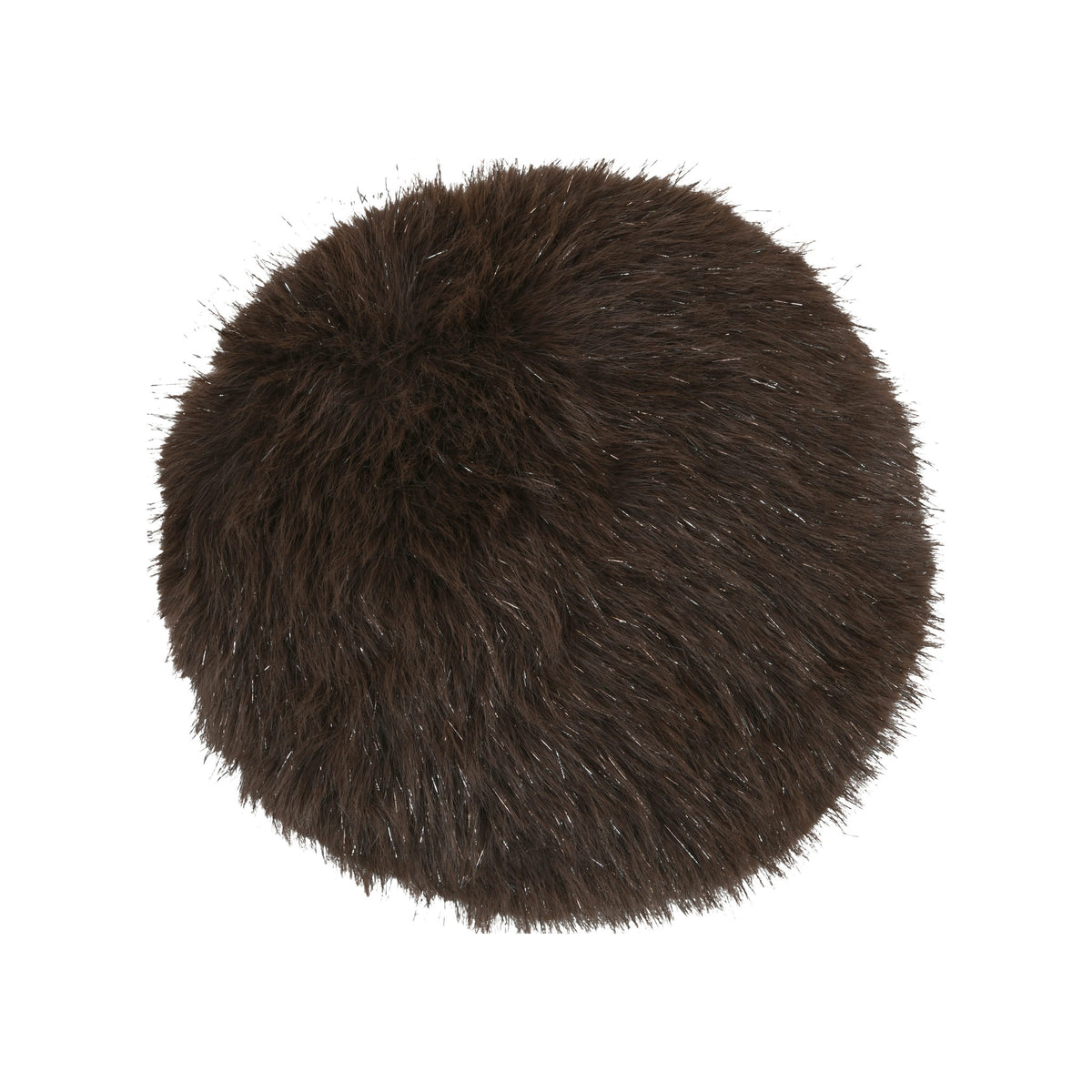 Felidae Round Cushion - Brown