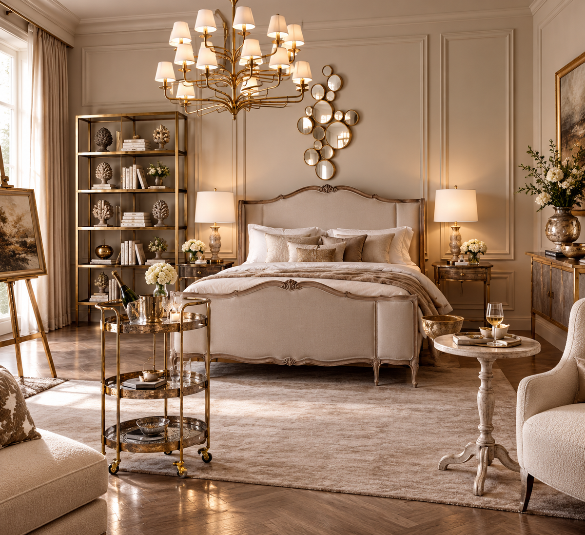 The Hartwell Linen Super King Bed