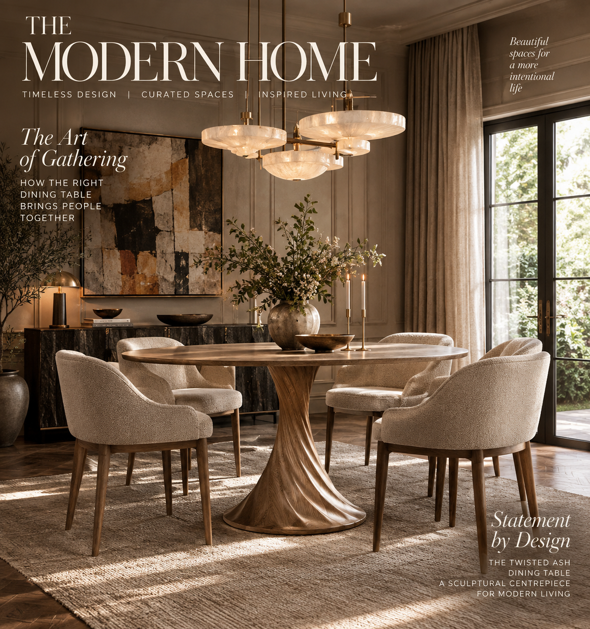 The Twisted Ash Dining Table