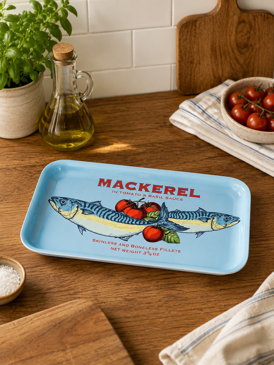 Tin Fish Trinket Tray