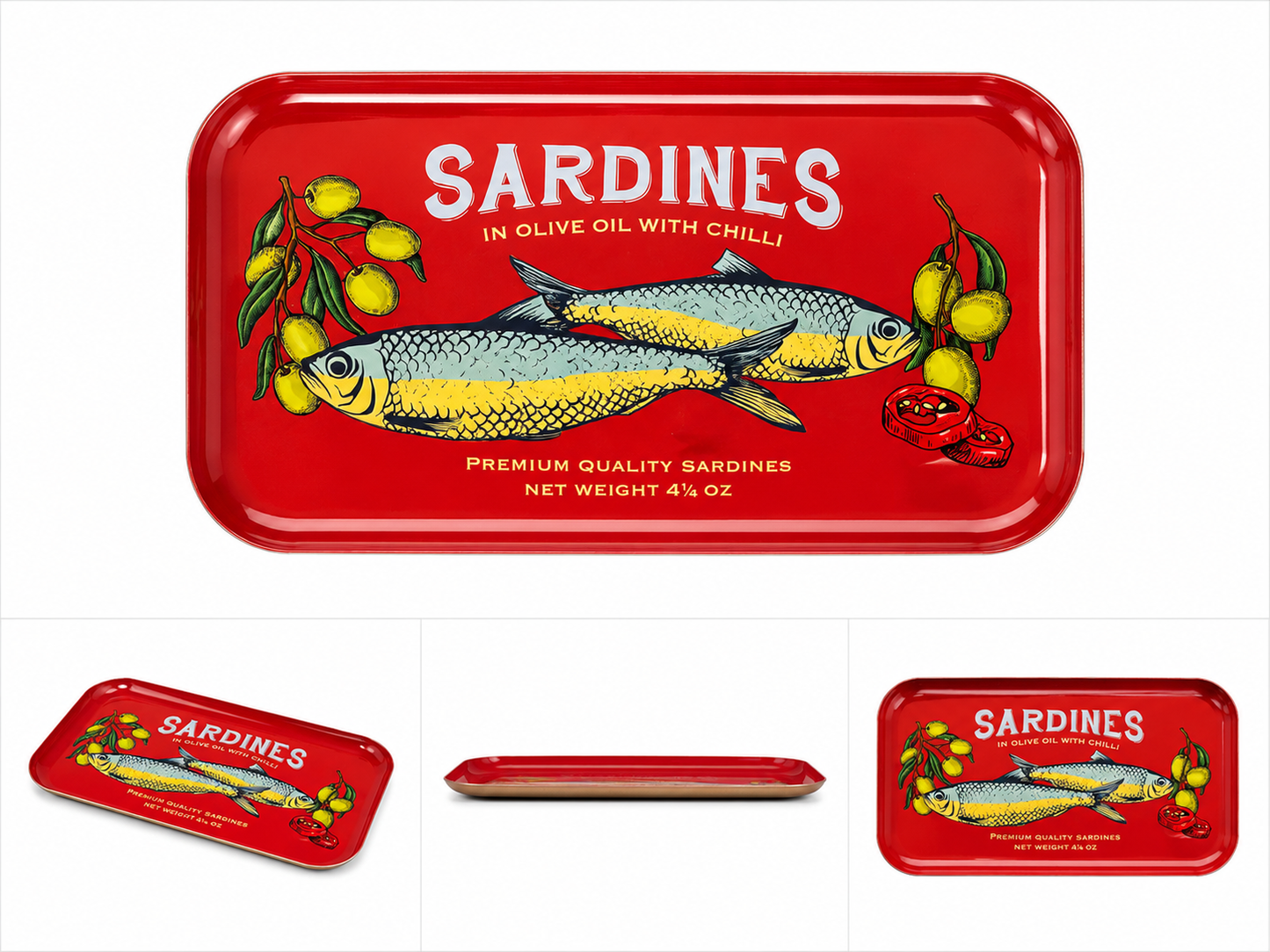 Tin Fish Trinket Tray