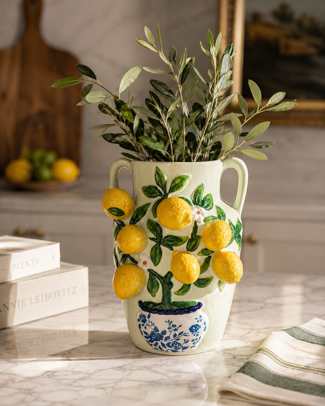 Small Lemon Tree Vase