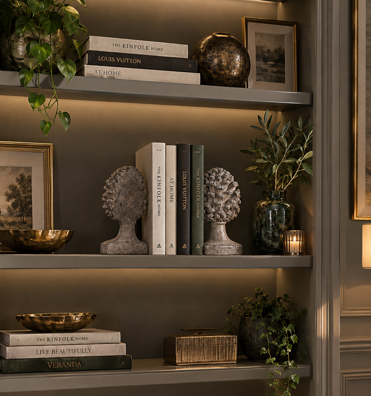 Nature Inspired Acorn Bookends