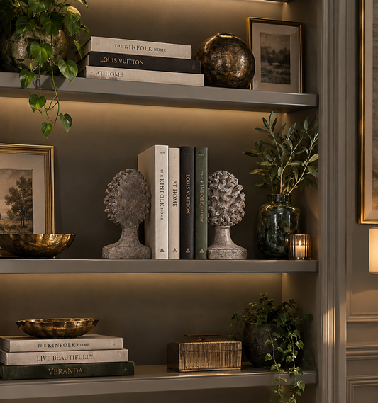 Nature Inspired Acorn Bookends