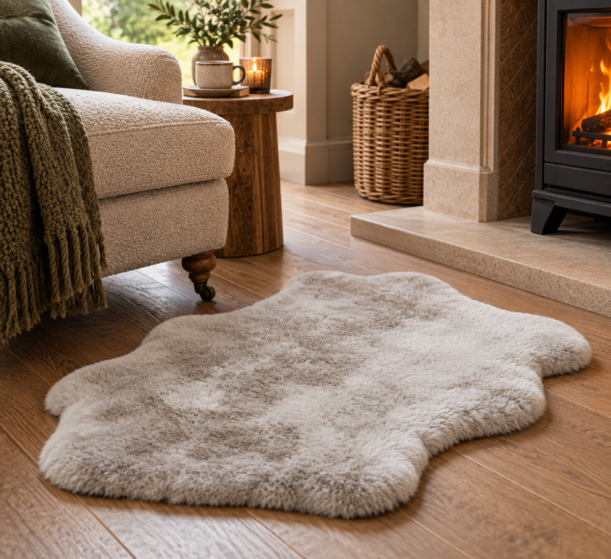Bostan Accent Rug - Natural