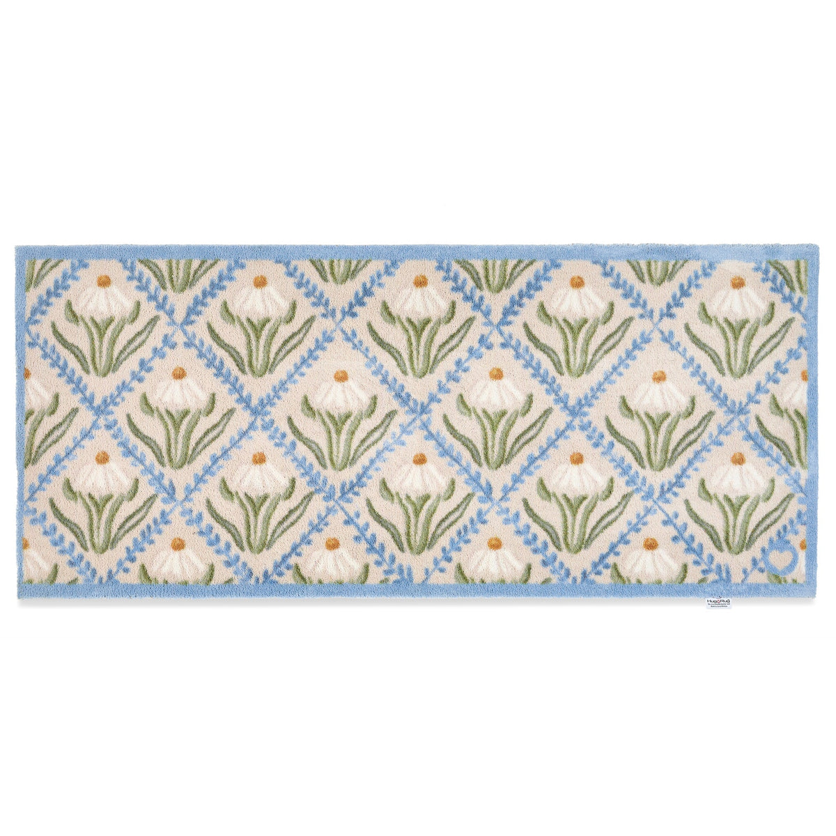 Hug Rug Daisy Trellis washable runner