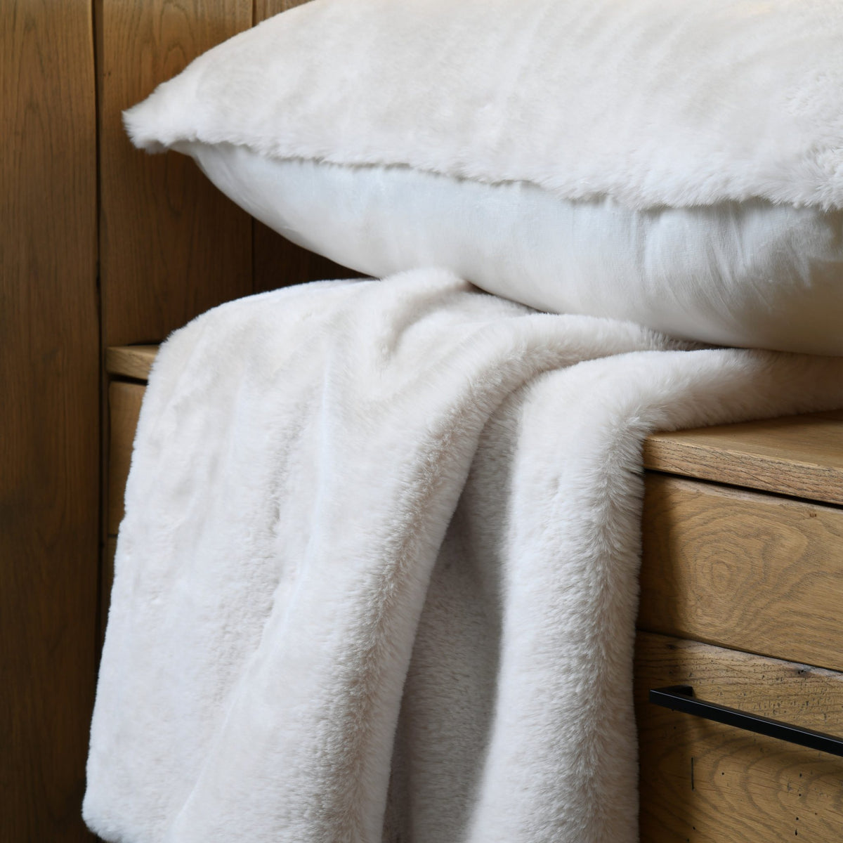 Bostan Pillow Cushion - Ecru