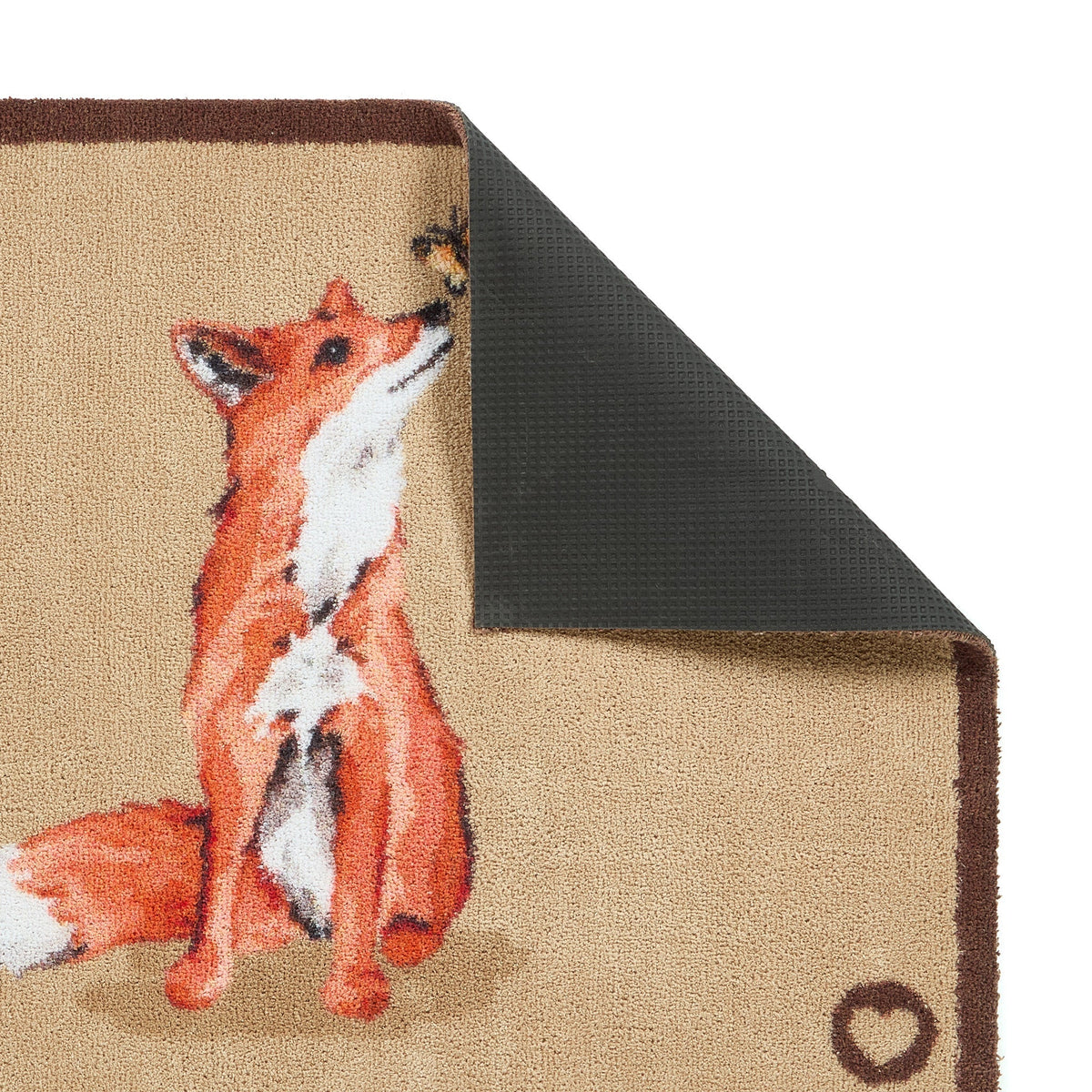Ginger Fox Hug Rug close-up