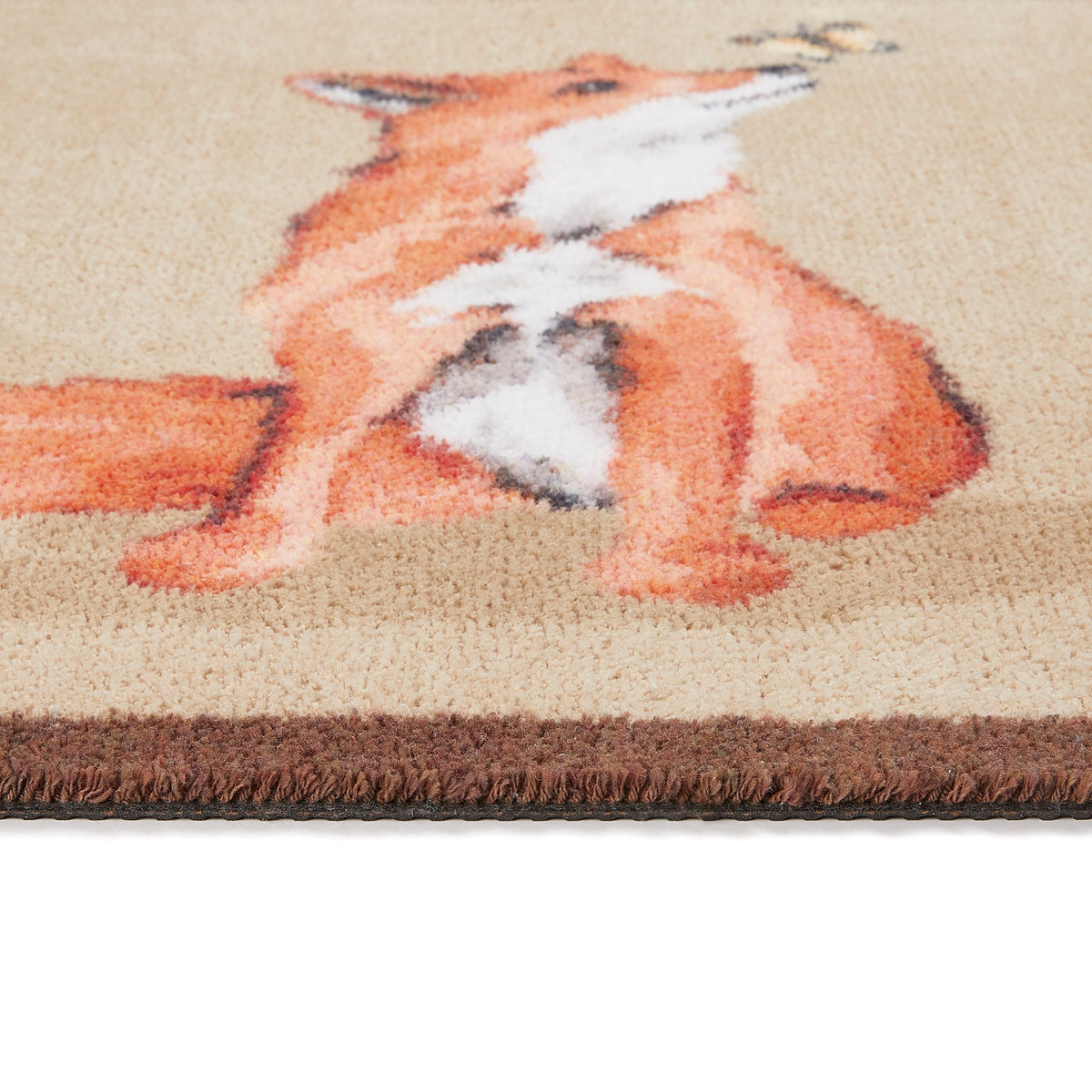 Ginger Fox Hug Rug detail