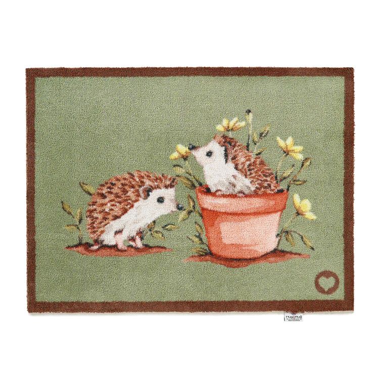 Hug Rug Washable Door Mat Hedgehog design