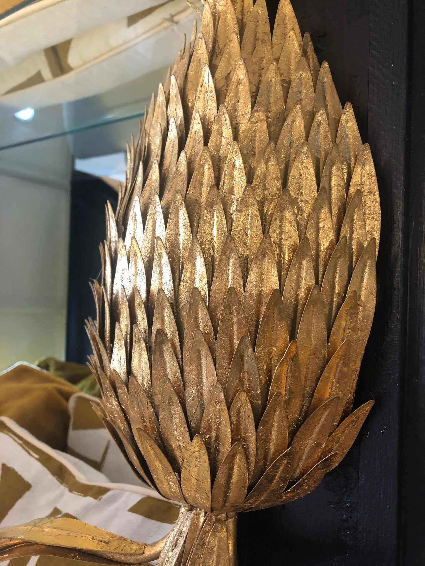PINEAPPLE GOLD WALL LIGHT